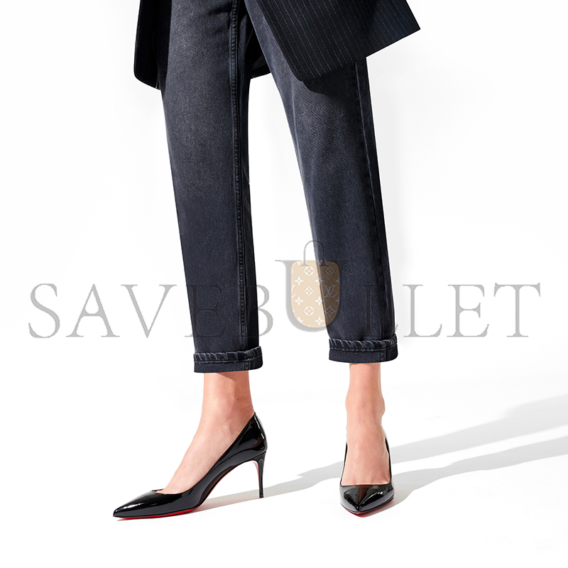 CHRISTIAN LOUBOUTIN KATE 70 MM PUMPS-PATENT CALF LEATHER-BLACK-WOMEN 3191451BK01