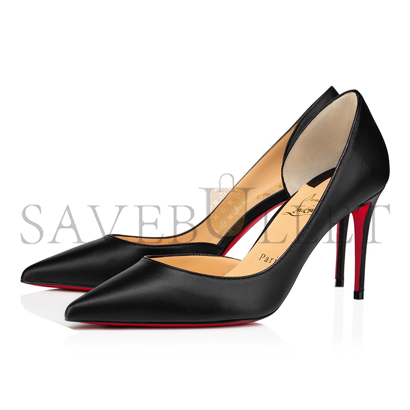 CHRISTIAN LOUBOUTIN IRIZA 85 MM PUMPS-NAPPA LEATHER-BLACK-WOMEN 1210648BK01
