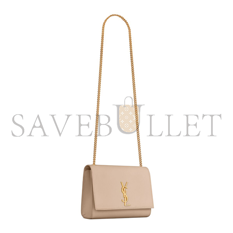 YSL KATE MEDIUM IN GRAIN DE POUDRE EMBOSSED LEATHER 364021BOW0J2721 (24*14.5*5.5cm)
