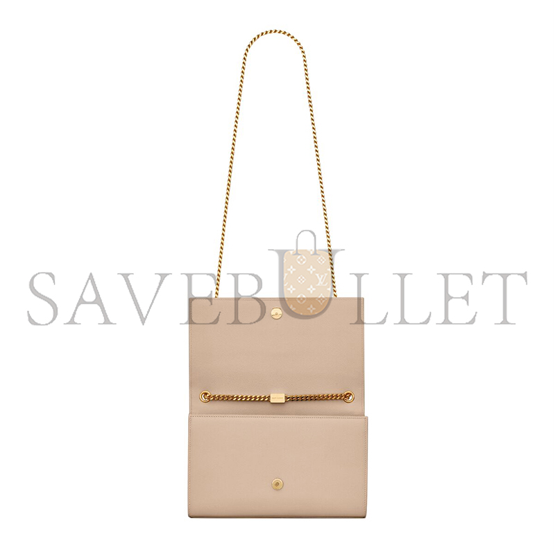 YSL KATE MEDIUM IN GRAIN DE POUDRE EMBOSSED LEATHER 364021BOW0J2721 (24*14.5*5.5cm)