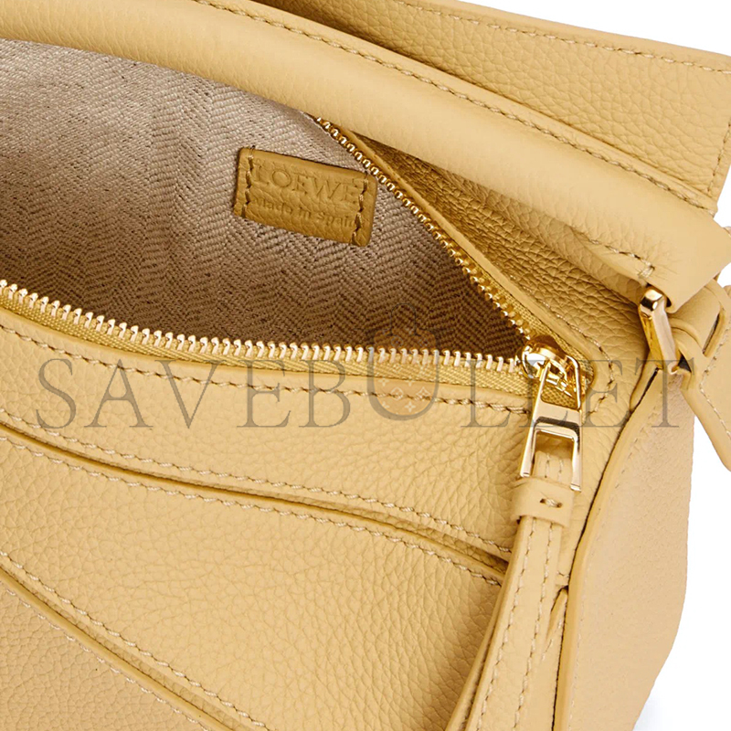 LOEWE MINI PUZZLE BAG IN SOFT GRAINED CALFSKIN 061838-3 (18*12.5*8cm)