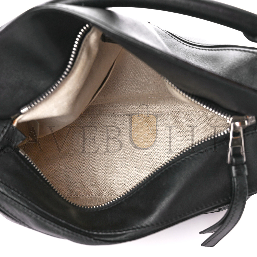 LOEWE CALFSKIN MEDIUM PUZZLE BAG BLACK (29*19.5*14cm)